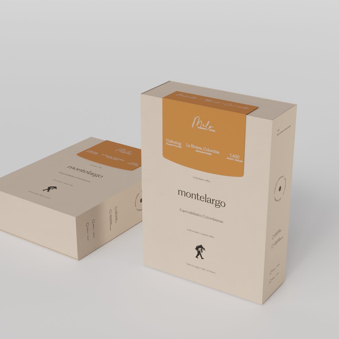 Caja de café MELO Culturing de Montelargo, proceso de fermentación controlada